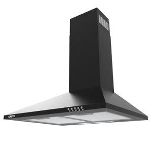 CIARRA CAB6201A 600mm Black Chimney Cooker Hood