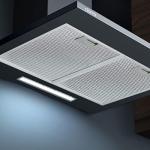 CIARRA CAB6201A 600mm Black Chimney Cooker Hood