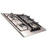 SIA 60cm Stainless Steel 4 Burner Gas Hob