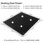 COVERCOOK 4-Burner Induction Electric Cooktop