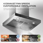 Comfee 60cm Stainless Steel Chimney Extractor Hood