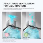 Comfee 60cm Stainless Steel Chimney Extractor Hood