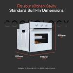 Cookology 60cm Built-in Electric Fan Oven