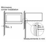 Bosch Serie 4 Built-In Microwave - Black