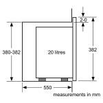 Bosch Serie 4 Built-In Microwave - Black