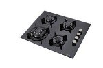 MILLAR 60cm Black Gas Glass Cooktop