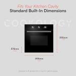 Cookology COF600BK 60cm Black Electric Oven