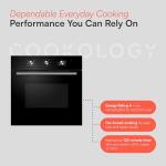 Cookology COF600BK 60cm Black Electric Oven