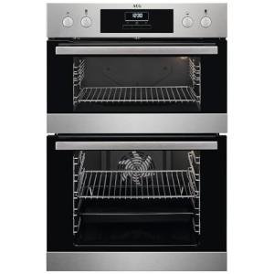 AEG SurroundCook Built-In Double Oven, 61L Capacity