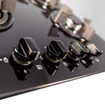 SIA GHG603BL 60cm Black 4 Burner Gas Hob