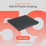 Cookology CIH602 60cm 4 Zone Induction Hob
