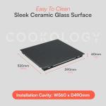 Cookology CIH602 60cm 4 Zone Induction Hob