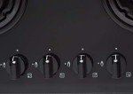 SIA GHG603BL 60cm Black 4 Burner Gas Hob