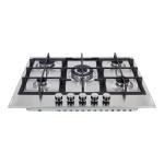 Cookology 70cm Stainless Steel Gas Hob Cooktop