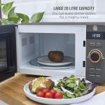 Swan Nordic LED Digital Microwave, 20L, 800W