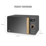 Swan Nordic LED Digital Microwave, 20L, 800W