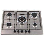 SIA 70cm 5 Burner Stainless Steel Gas Hob