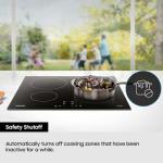 Samsung Black Induction Hob with 4 Cooking Zones