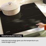 Samsung Black Induction Hob with 4 Cooking Zones
