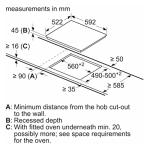 Bosch 60 cm Black Electric Hob, Serie 2