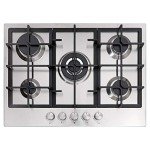 Cookology 70cm Stainless Steel Gas Hob Cooktop