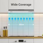 Ciarra 60cm Stainless Steel Wall-mounted Cooker Hood