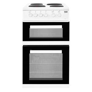 Beko 50cm Twin Cavity Electric Cooker - White