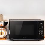 Panasonic Slimline Combination Microwave Oven, Black
