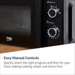 Beko Black 20L Solo Microwave with Timer