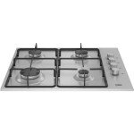Beko 60cm Stainless Steel Gas Hob