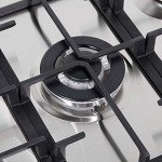 Cookology 70cm Stainless Steel Gas Hob Cooktop