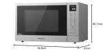 Panasonic 32L Solo Inverter Microwave Oven - Silver