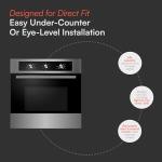 Cookology Stainless Steel Built-In Electric Oven