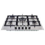 Cookology 70cm Stainless Steel Gas Hob Cooktop