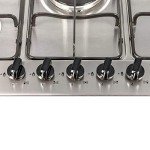 SIA 70cm 5 Burner Stainless Steel Gas Hob