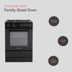 60cm Freestanding Electric Cooker with 4 Cooking Zones