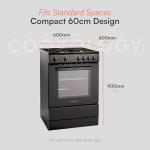 60cm Freestanding Electric Cooker with 4 Cooking Zones