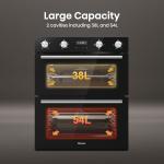 Hisense Built Under Electric Double Oven - Black