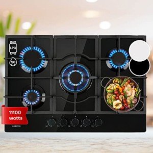 Klarstein 5-Burner Gas Hob and Cooker Unit