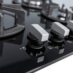 SIA R7 60cm Black 4 Burner Gas Hob