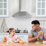 CIARRA 60cm Stainless Steel Chimney Cooker Hood