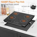 Karinear 60cm 4-Zone Induction Hob with Touch Control