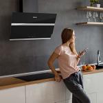 Ciarra 60cm Touch Control Angled Cooker Hood