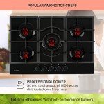 Klarstein 5-Burner Gas Hob and Cooker Unit