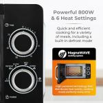 Tower 800W Manual Microwave with Mirror Door