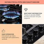 Klarstein 5-Burner Gas Hob and Cooker Unit