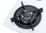 Millar 60cm White Glass Hob with 4 Burners