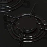 SIA 30cm Black Glass 2 Burner Gas Hob