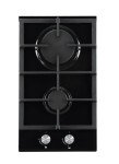 Cookology 30cm Black Gas on Glass Hob