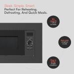 Cookology Black Built-In Microwave Oven - 20L